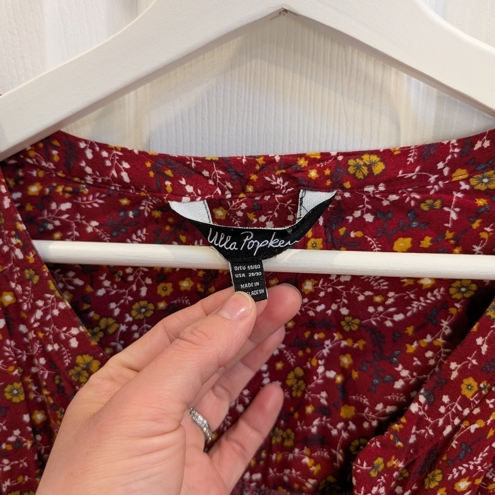 Ulla Popken Floral Tunic/Blouse - Picture 4 of 5